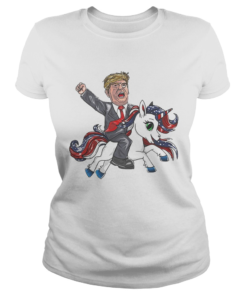 Trump Riding American Unicorn  Classic Ladies