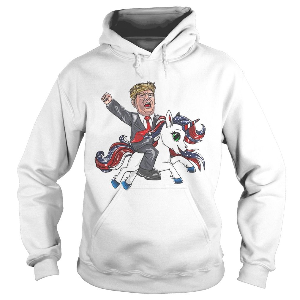 Trump Riding American Unicorn Hoodie
