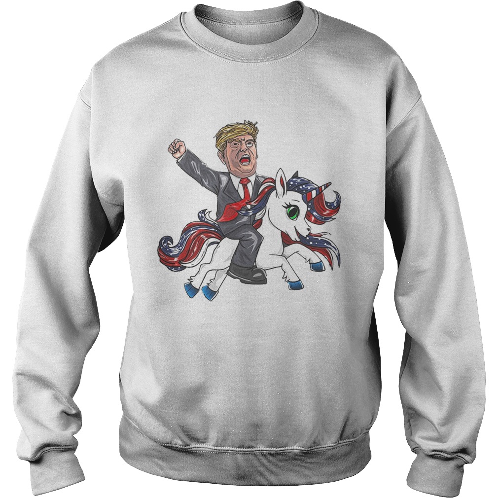Trump Riding American Unicorn Sweatshirt