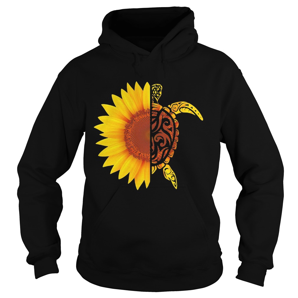 Turtle sunflower Hoodie