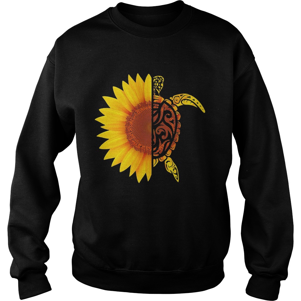 Turtle sunflower Sweatshirt