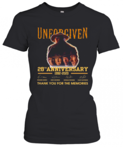 Unforgiven 28Th Anniversary 1992 2020 Thank You For The Memories Signatures T-Shirt Classic Women's T-shirt