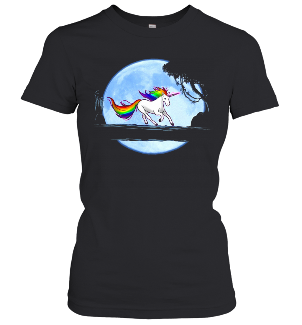Unicorn Running T-Shirt Classic Women's T-shirt