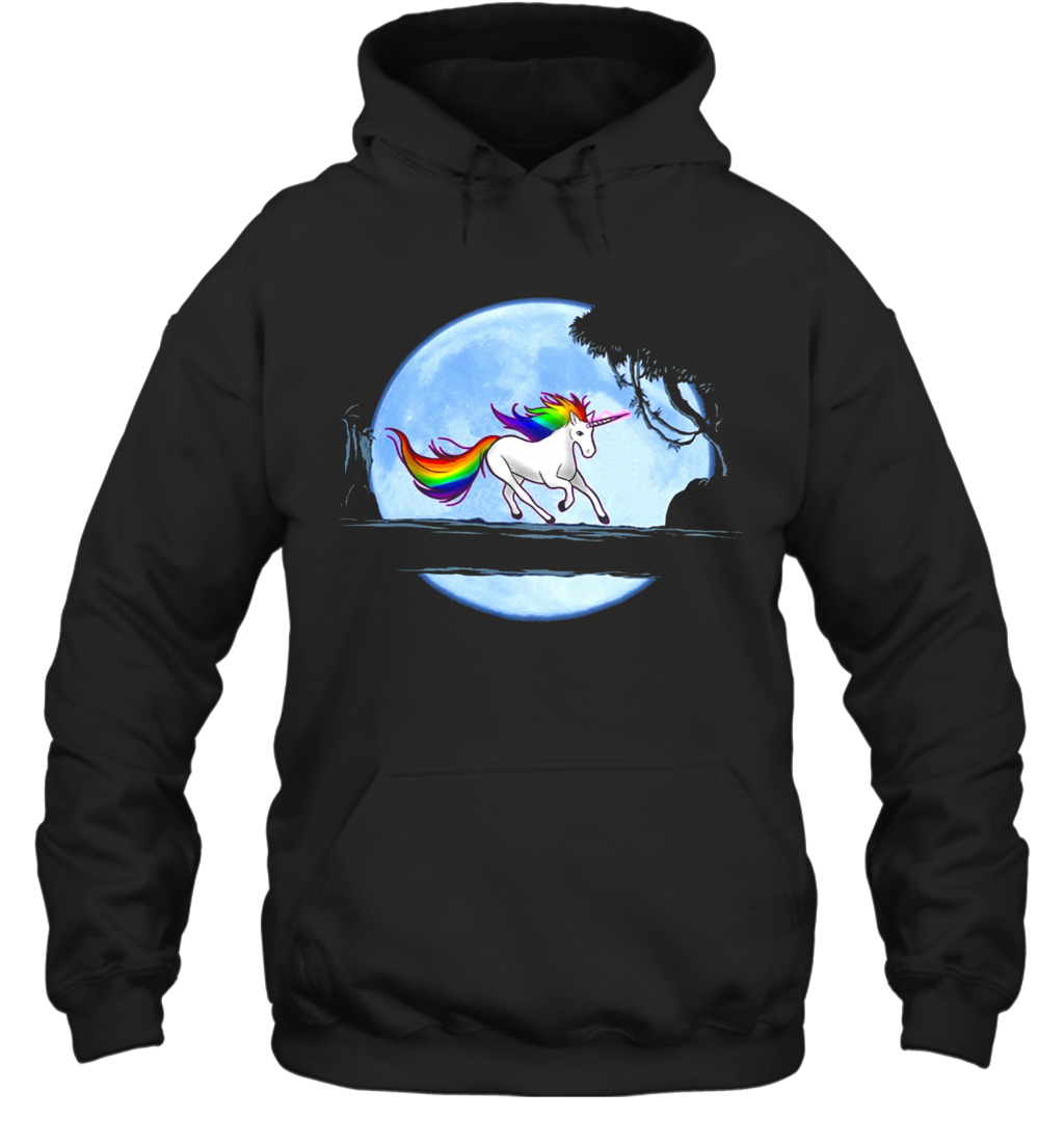 Unicorn Running T-Shirt Unisex Hoodie