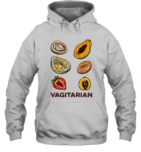 Vegan Vagitarian T-Shirt Unisex Hoodie