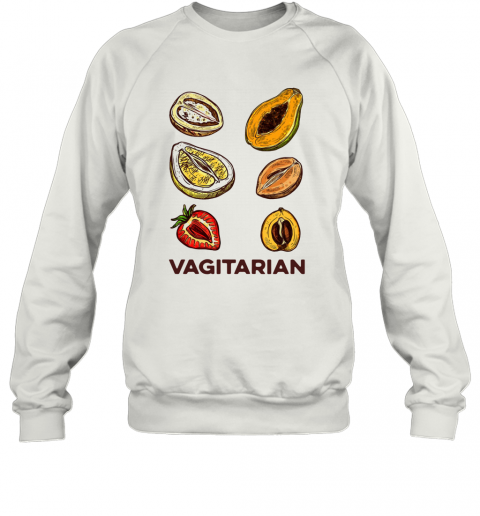 Vegan Vagitarian T-Shirt Unisex Sweatshirt