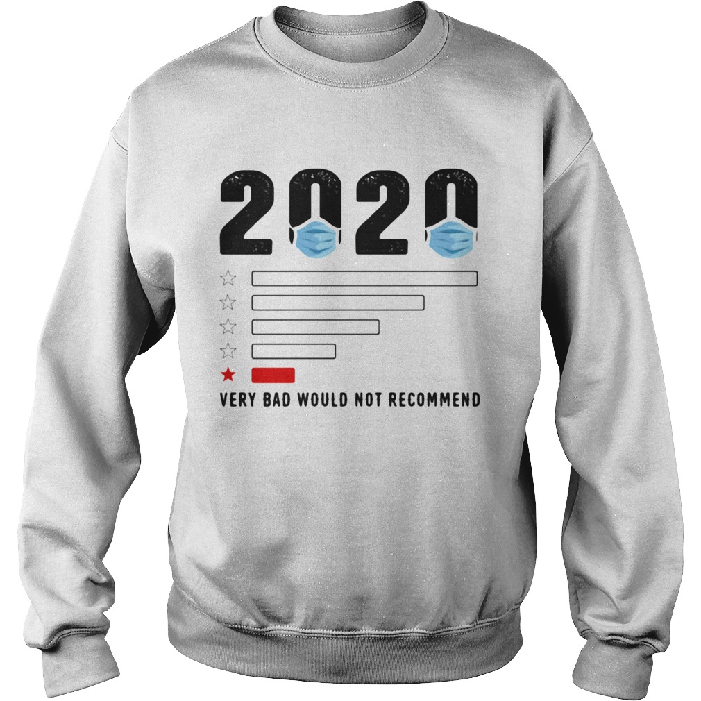 Very Bad Would Not Recommend Mask 2020 Sweatshirt