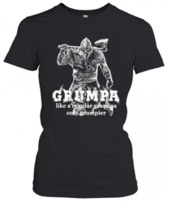 Vikings grumpa like a regular grandpa only grumpier  T-Shirt Classic Women's T-shirt