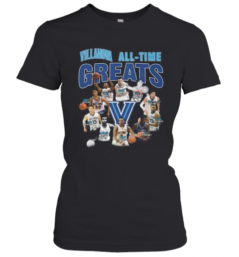 Villanova Wildcats All Time Great Signatures T-Shirt Classic Women's T-shirt