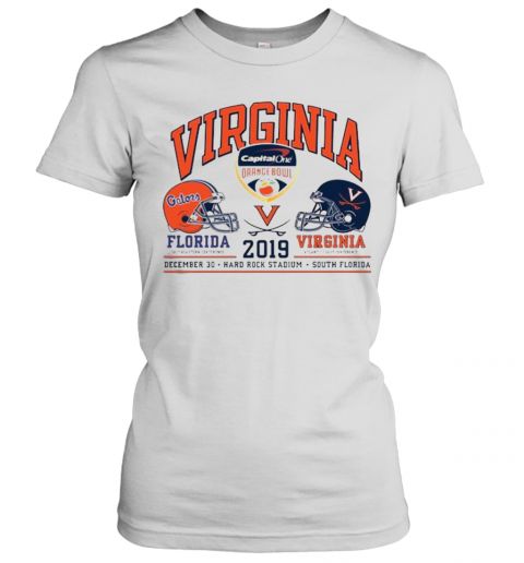Virginia Florida Gator Vs Virginia Cavaliers 2019 Captain One Orange Bowl T-Shirt Classic Women's T-shirt