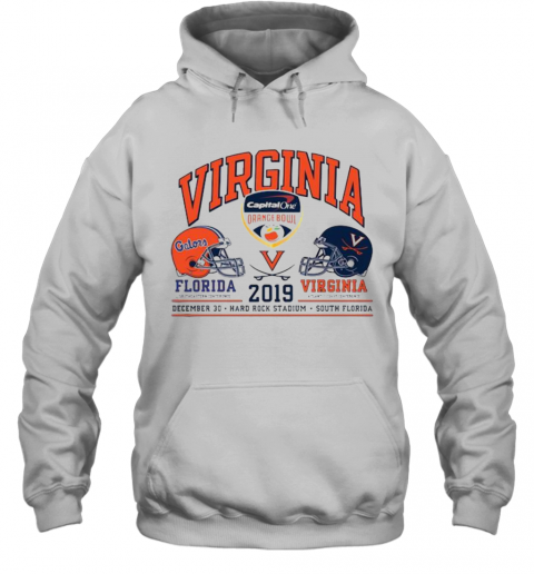 Virginia Florida Gator Vs Virginia Cavaliers 2019 Captain One Orange Bowl T-Shirt Unisex Hoodie