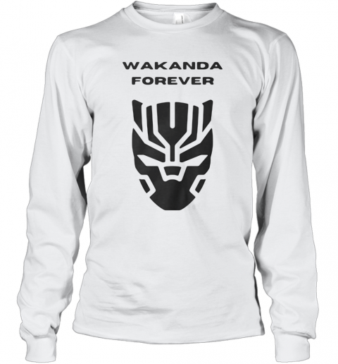 Wakanda Forever Black Panther Chadwick Rip Dead T-Shirt Long Sleeved T-shirt
