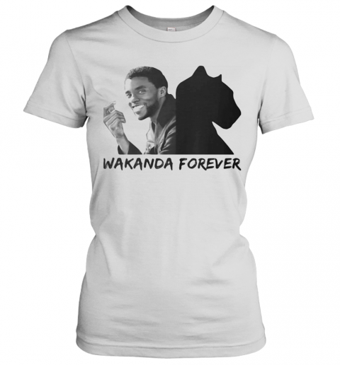 Wakanda Forever Black Panther Rip Chadwick Actor 2020 T-Shirt Classic Women's T-shirt