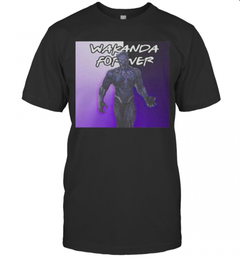 Wakanda Forever Rip Chadwick Boseman Black Panther Rest In Power T-Shirt