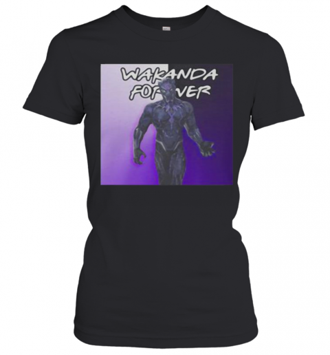 Wakanda Forever Rip Chadwick Boseman Black Panther Rest In Power T-Shirt Classic Women's T-shirt