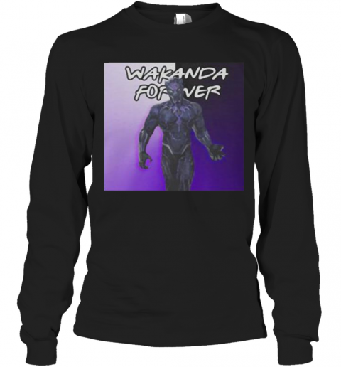 Wakanda Forever Rip Chadwick Boseman Black Panther Rest In Power T-Shirt Long Sleeved T-shirt 