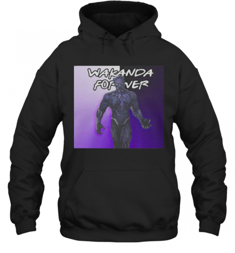 Wakanda Forever Rip Chadwick Boseman Black Panther Rest In Power T-Shirt Unisex Hoodie
