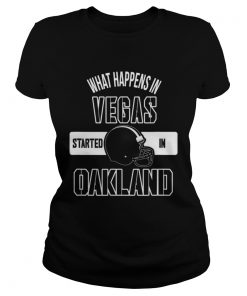 What happens in Vegas Started In Oakland Perfect Sporty  Classic Ladies