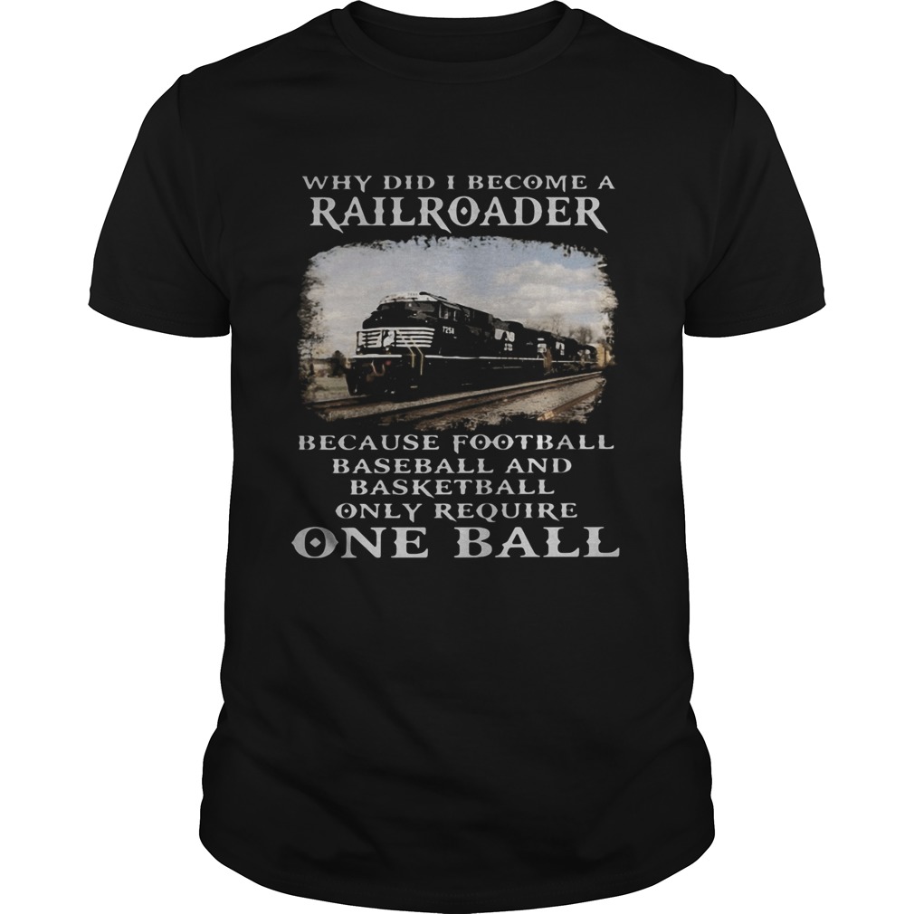 Why Did I Become A Railroader Because Football Baseball And Basketball Only Require One Ball Norfol