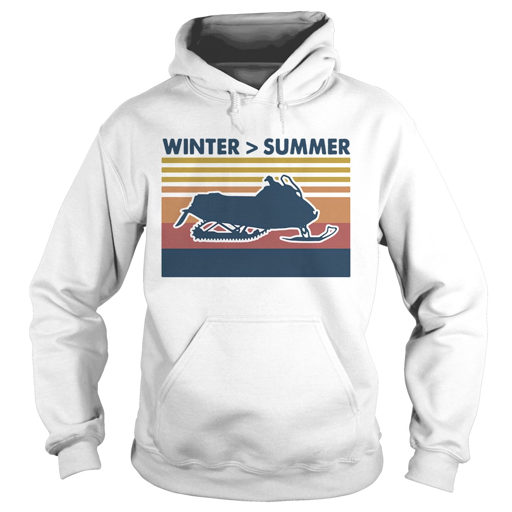 Winter Summer Vintage Retro Hoodie
