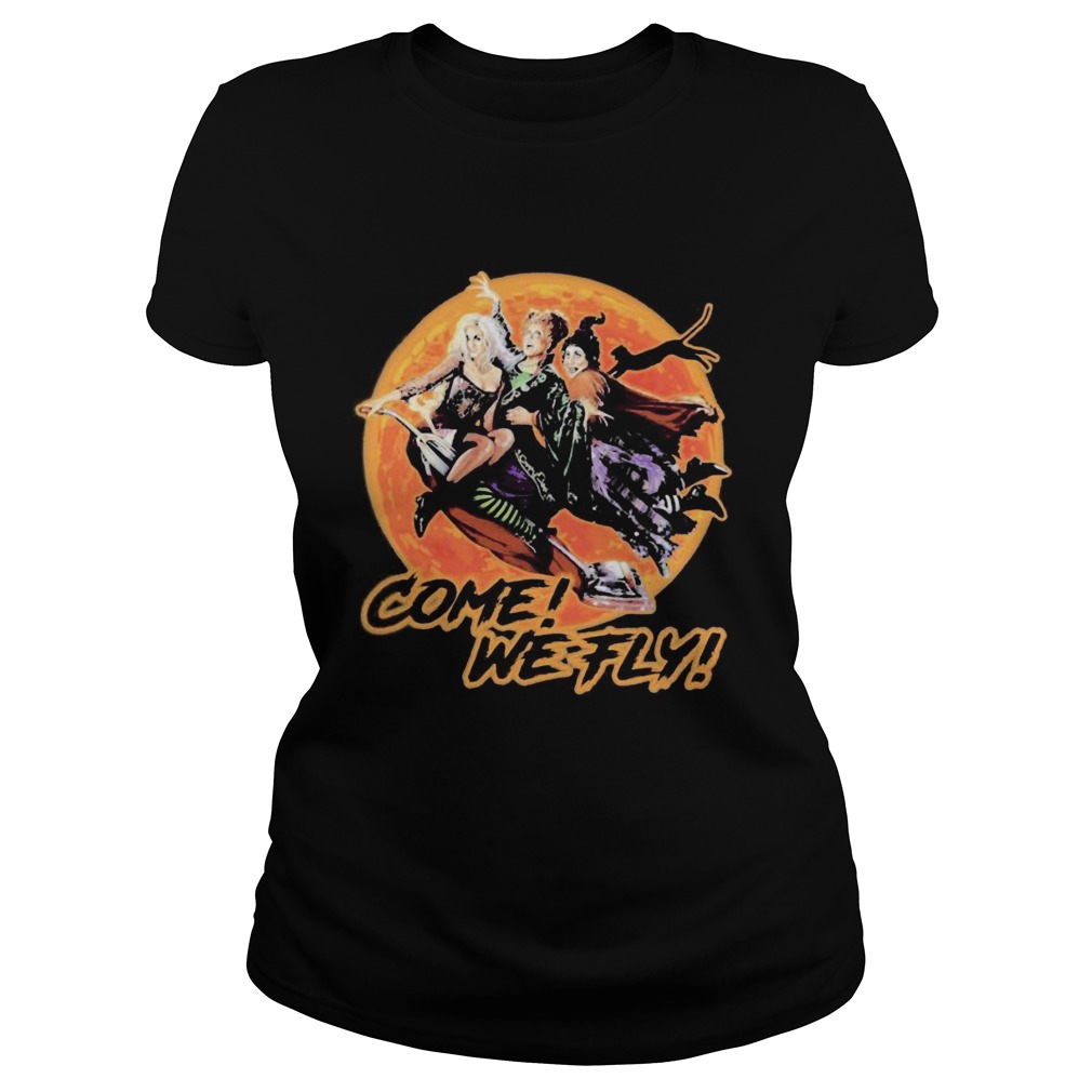 Witch Come we fly sunset Classic Ladies