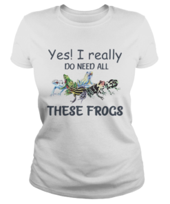 YES I REALLY DO NEED ALL THESE FROGS COLORFUL FROG  Classic Ladies