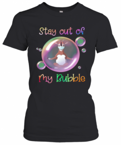 Yoga Goat Mask Stay Out Of My Bubble Covid 19 T-Shirt Classic Women's T-shirt