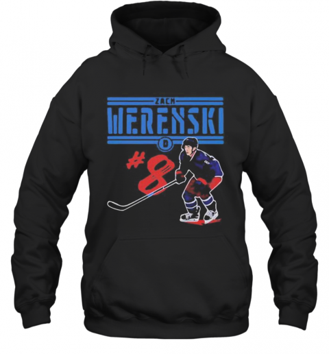 Zach Werenski 8 Columbus Hockey T-Shirt Unisex Hoodie