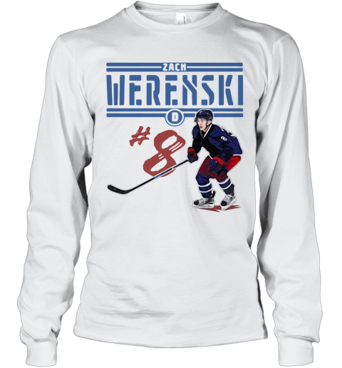 Zach Werenski Columbus Hockey 2020 T-Shirt Long Sleeved T-shirt 
