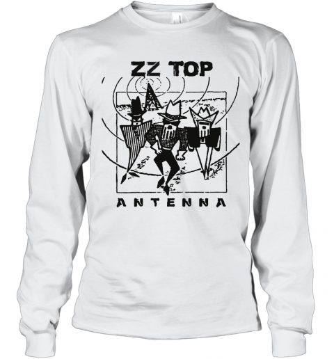 Zz Top Antenna Album T-Shirt Long Sleeved T-shirt 