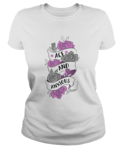 Ace And Anxious LGBT Pride Roses Asexual  Classic Ladies