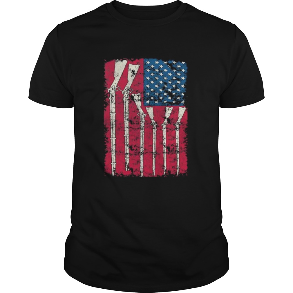 American Flag With Guns Independence Day shirt