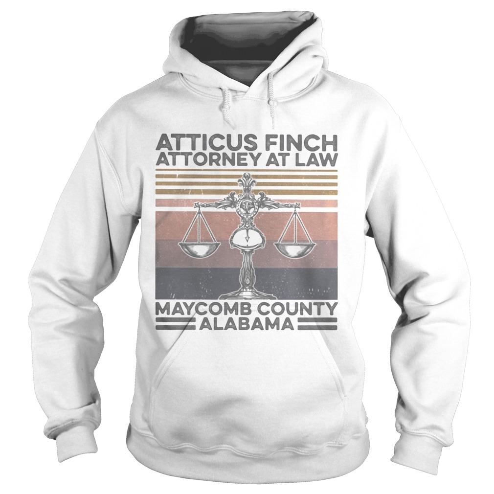 Atticus finch attorney at law maycomb alabama vintage Hoodie