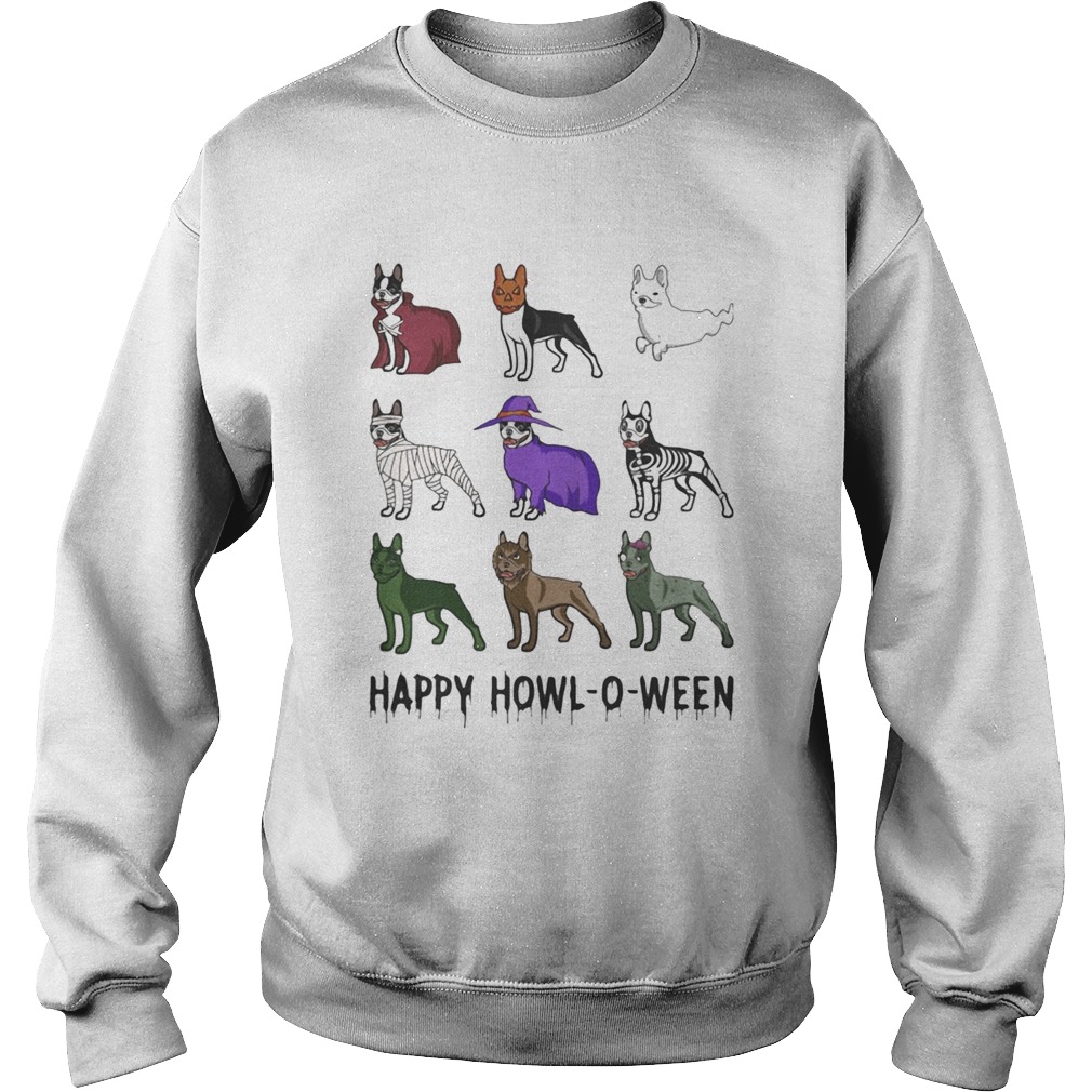 BOSTIE HAPPY HOWLOWEEN HALLOWEEN Sweatshirt