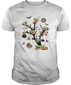 Baby Yoda And Pumpkin Tree Halloween  Unisex