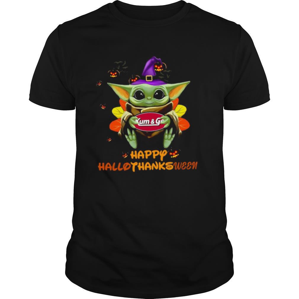 Baby Yoda Happy Hallothanksween shirt