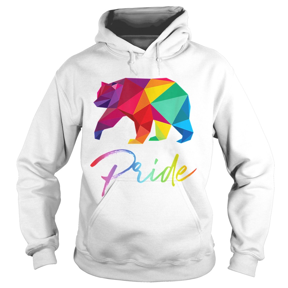 Bear Pride LGBT Rainbow Flag Pride Month Gift Hoodie