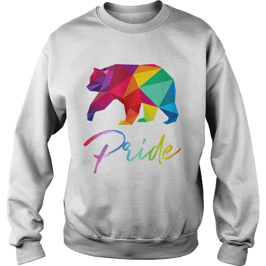 Bear Pride LGBT Rainbow Flag Pride Month Gift Sweatshirt