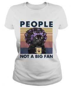 Black Cat People Not A Big Fan Vintage  Classic Ladies