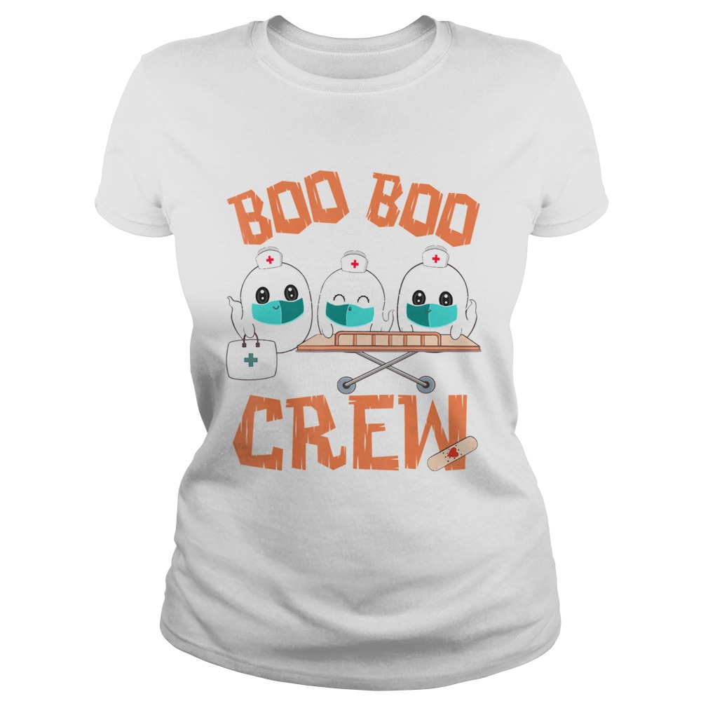 Boo Boo Crew Ghost Doctor Paramedic EMT Nurse Halloween Gift Classic Ladies