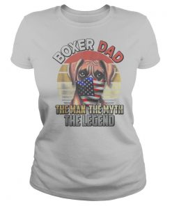 Boxer Dog Dad US Flag Face Mask The Man The Myth The Legend shirt