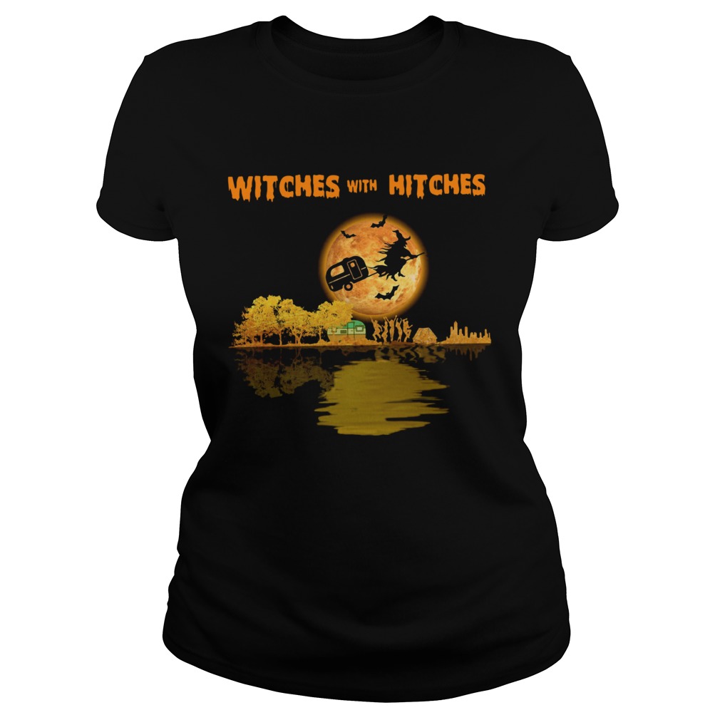 Camping Witches With Hitches Halloween Classic Ladies