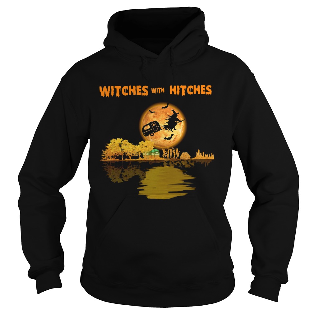 Camping Witches With Hitches Halloween Hoodie