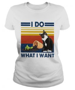 Cat I Do What I Want Vintage  Classic Ladies