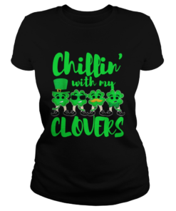 Chillin With My Clovers Cute Gift  Classic Ladies