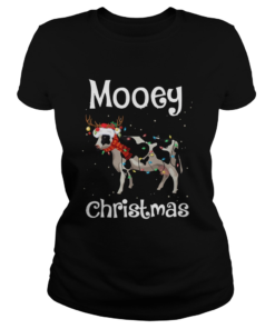 Cow Light Mooey Christmas  Classic Ladies