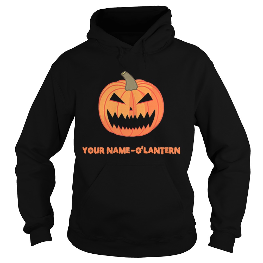 Custom Personalised O Lantern Pumpkin Halloween Hoodie