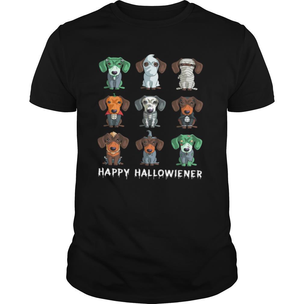 Dachshund Happy Halloween shirt