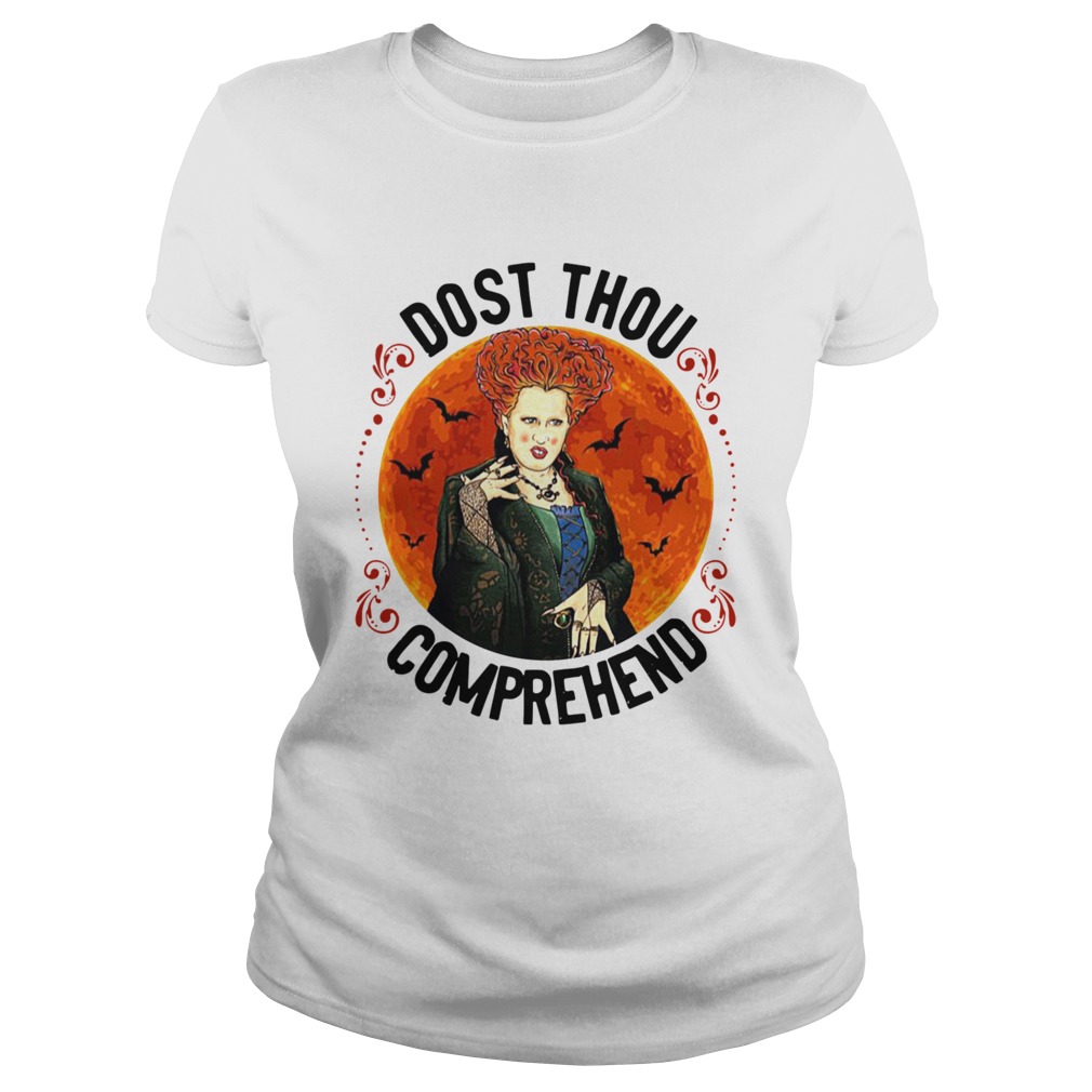Dost Thou Comprehend Moon Halloween Classic Ladies