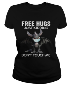Dragon mask free hugs just kidding dont touch me  Classic Ladies